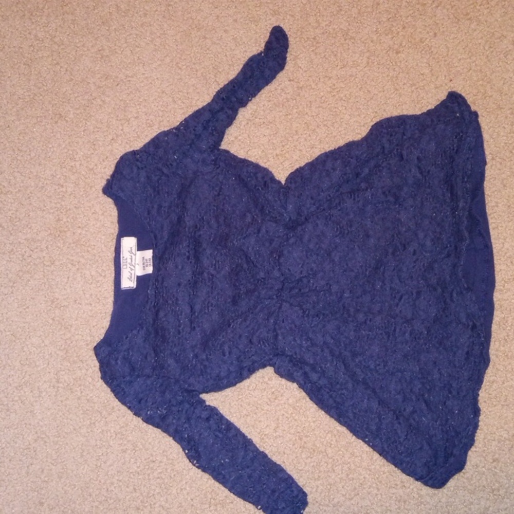 H&M Girls size 2T blue lacy dress